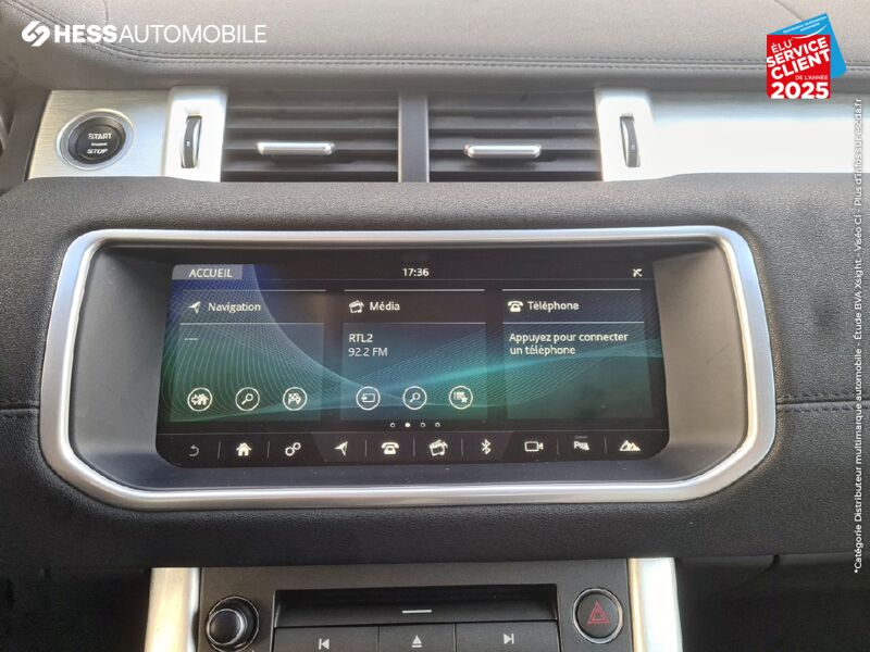 Véhicule d'occasion LAND-ROVER EVOQUE 2.0 TD4 180 HSE BVA MARK V CUIR SIEGE CHAUF GPS CAMERA MERIDIAN chez Land Rover Metz