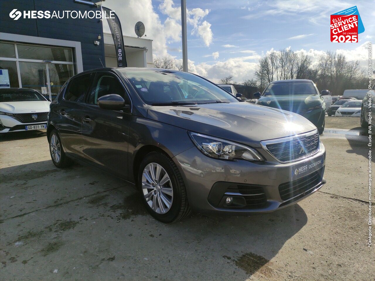Véhicule d'occasion PEUGEOT 308 1.2 PURETECH 130CH S/S ALLURE GPS RADAR AV/AR chez Peugeot Rethel