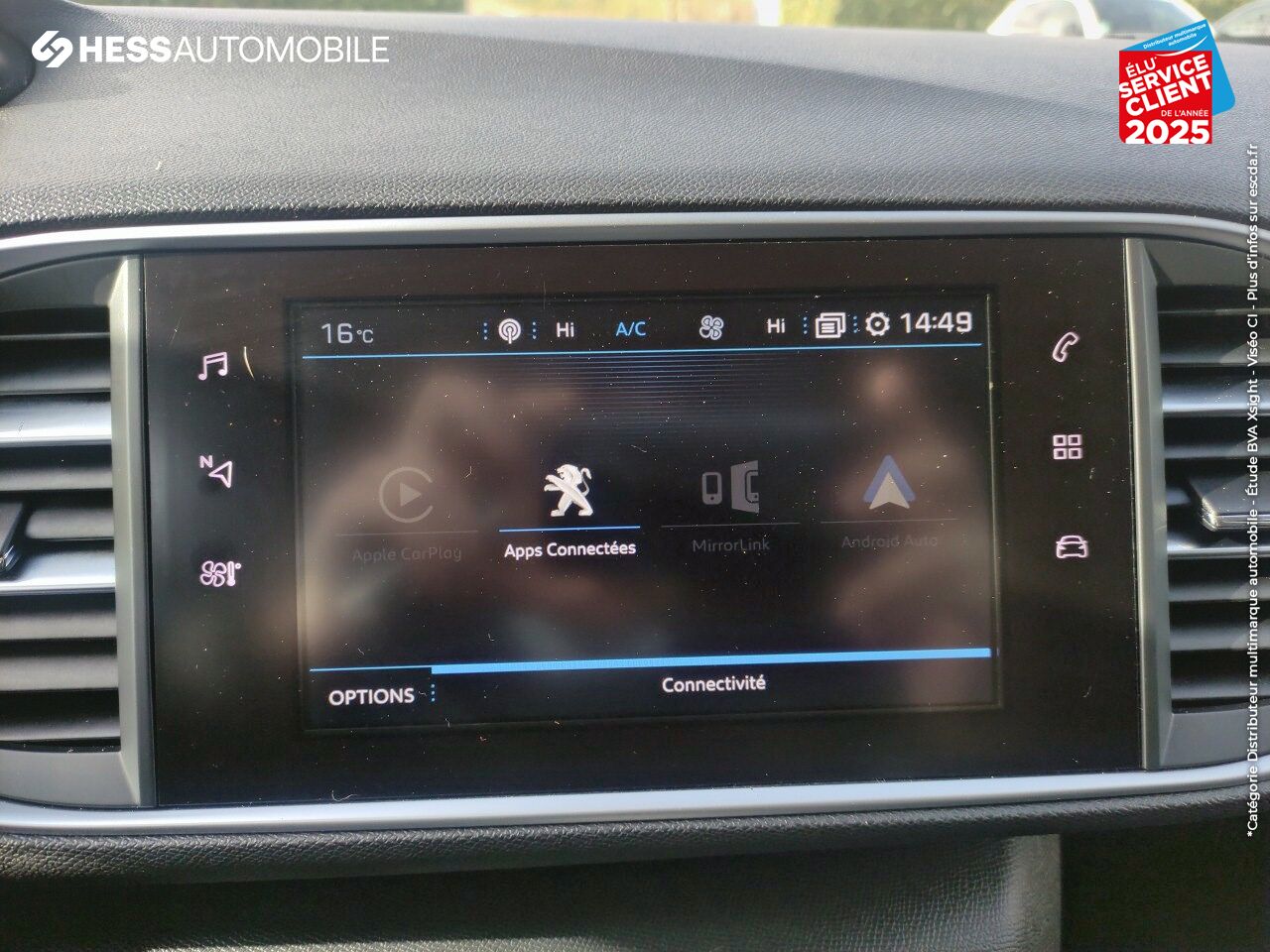 Véhicule d'occasion PEUGEOT 308 1.2 PURETECH 130CH S/S ALLURE GPS RADAR AV/AR chez Peugeot Rethel