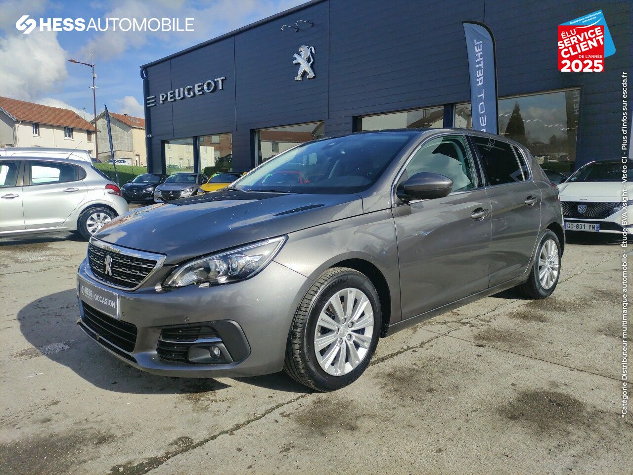 Véhicule d'occasion PEUGEOT 308 1.2 PURETECH 130CH S/S ALLURE GPS RADAR AV/AR chez Peugeot Rethel
