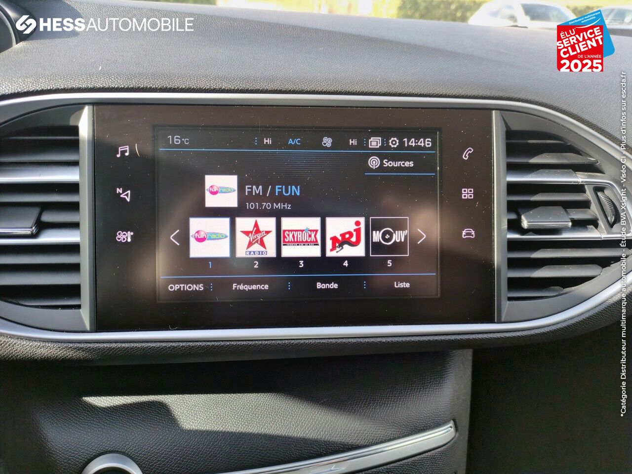 Véhicule d'occasion PEUGEOT 308 1.2 PURETECH 130CH S/S ALLURE GPS RADAR AV/AR chez Peugeot Rethel