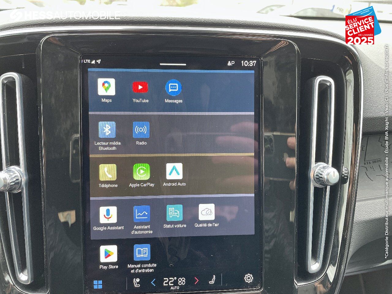 Véhicule d'occasion VOLVO C40 RECHARGE 231CH ULTIMATE TPANO CAMERA CARPLAY chez Volvo Reims