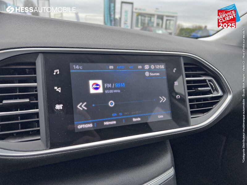 Véhicule d'occasion PEUGEOT 308 1.5 BLUEHDI 130CH S/S ALLURE PACK GPS CAMERA RADAR AV/AR CAR PLAY chez Peugeot Hirson