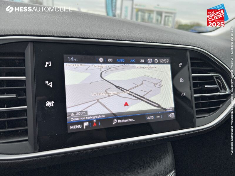 Véhicule d'occasion PEUGEOT 308 1.5 BLUEHDI 130CH S/S ALLURE PACK GPS CAMERA RADAR AV/AR CAR PLAY chez Peugeot Hirson