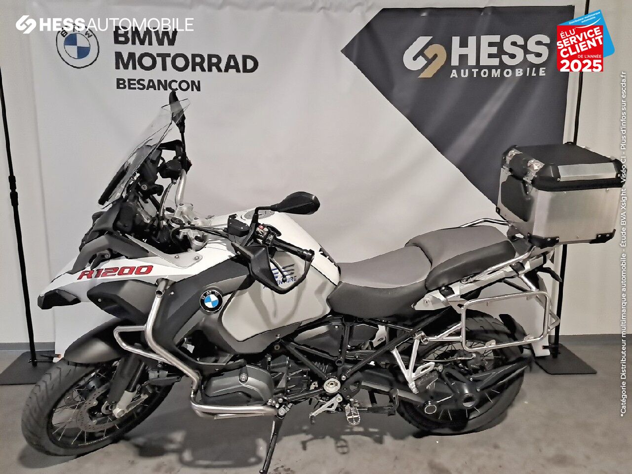 Véhicule d'occasion BMW R R 1200 GS ADVENTURE PACK CONFORT + PACK DYNAMIC chez BMW Motorrad Besançon