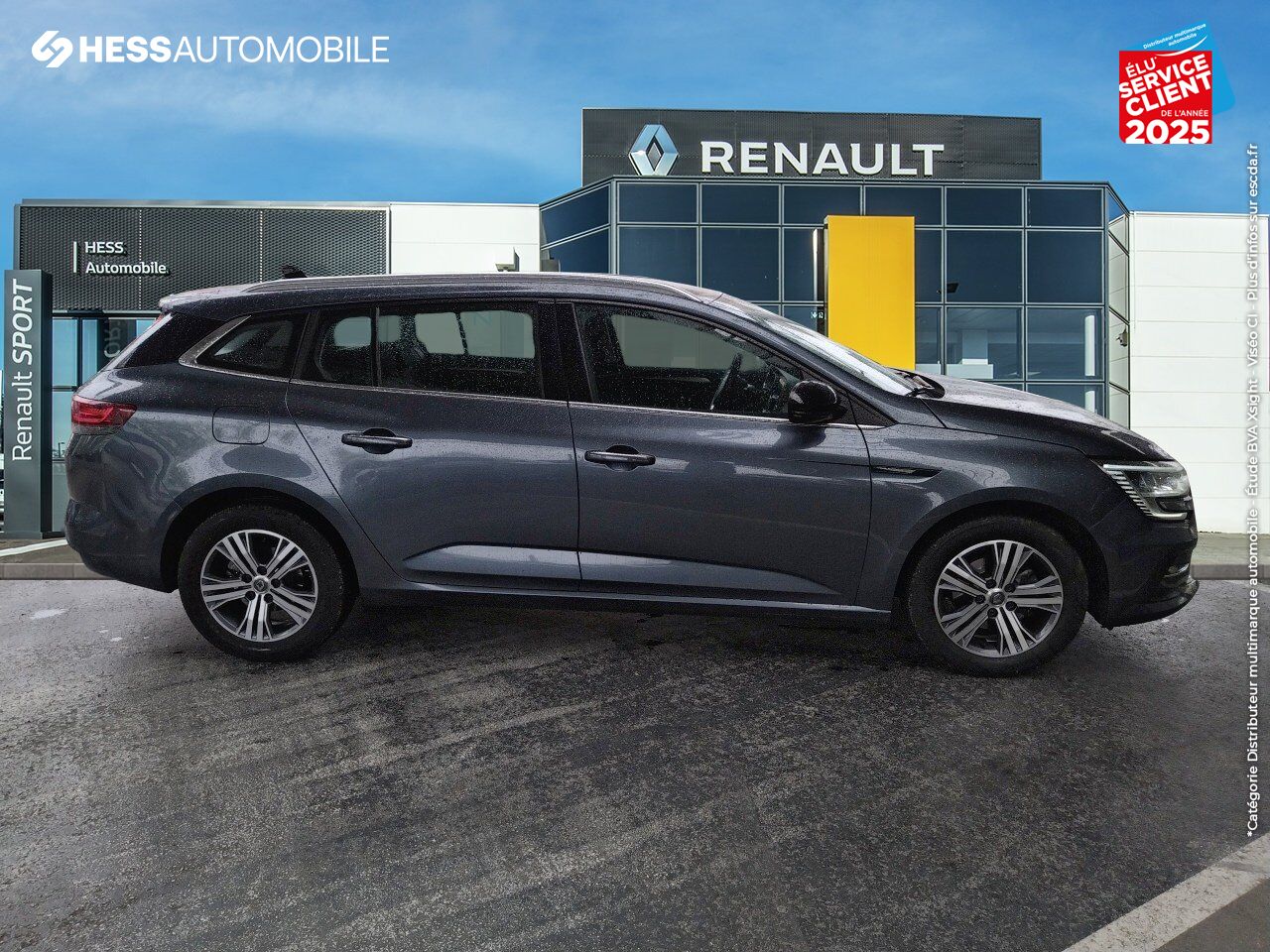 Véhicule d'occasion RENAULT MEGANE ESTATE 1.5 BLUE DCI 115CH EVOLUTION EDC GPS RADAR AV/AR chez Toyota Sarreguemines
