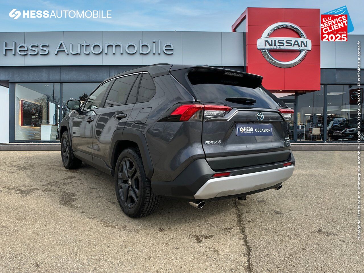 Véhicule d'occasion TOYOTA RAV4 2.5 HYBRIDE 222CH TRAIL AWD-I MY24 chez Hyundai Reims