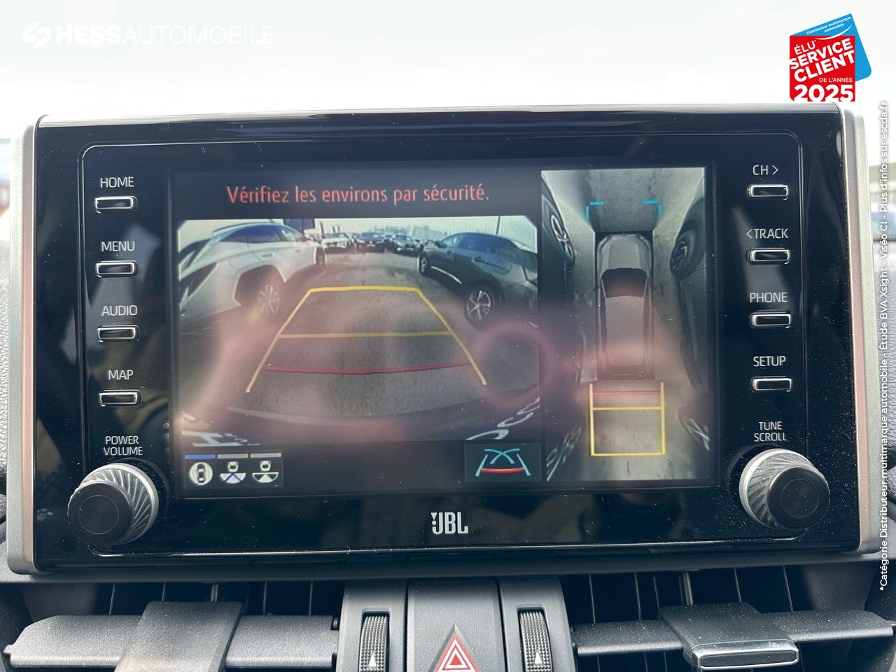 Véhicule d'occasion TOYOTA RAV4 2.5 HYBRIDE 222CH TRAIL AWD-I MY24 chez Hyundai Reims