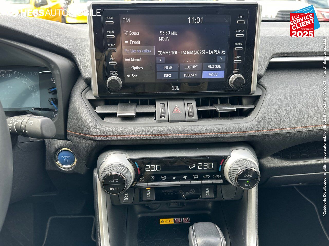 Véhicule d'occasion TOYOTA RAV4 2.5 HYBRIDE 222CH TRAIL AWD-I MY24 chez Hyundai Reims