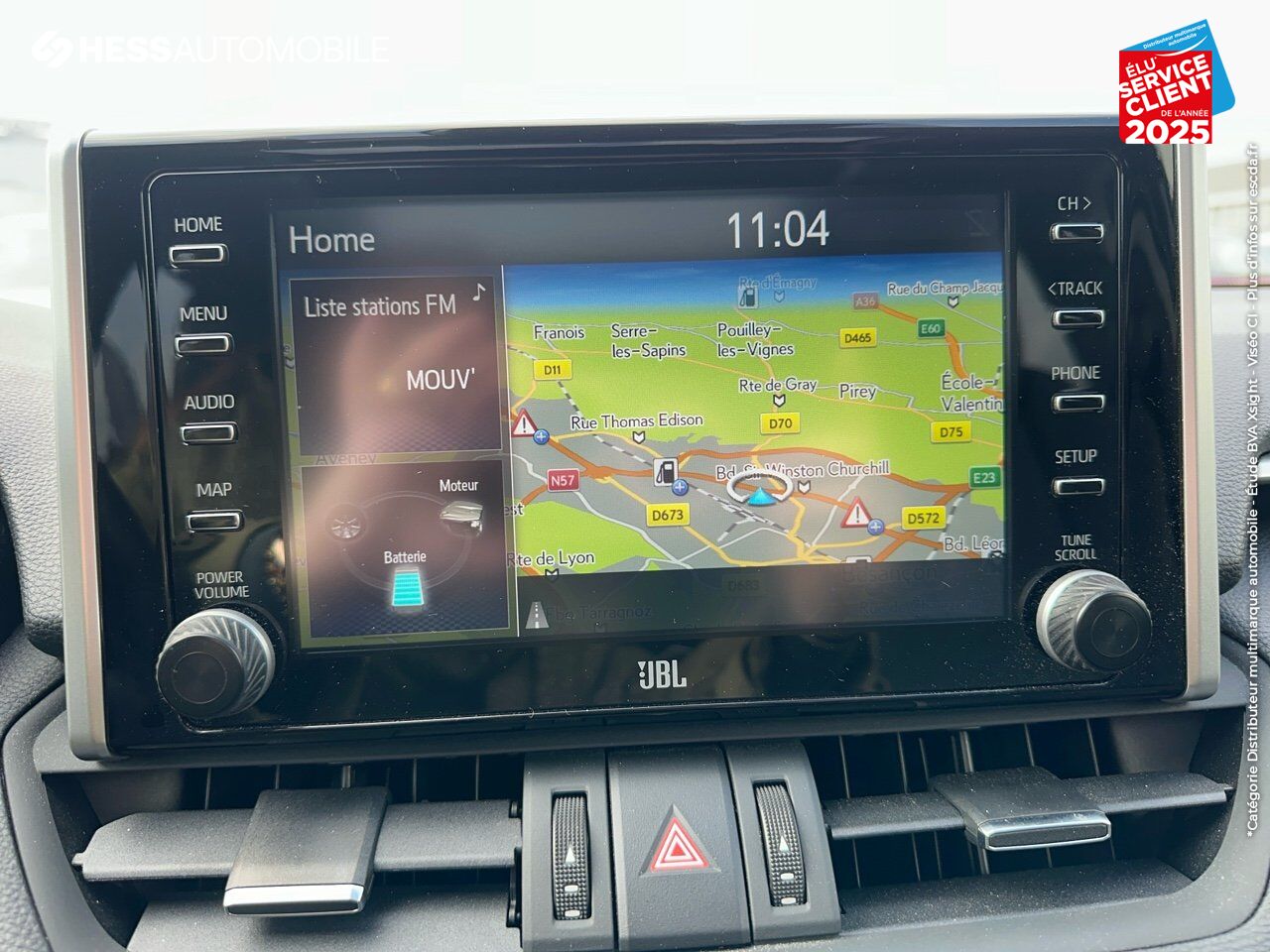 Véhicule d'occasion TOYOTA RAV4 2.5 HYBRIDE 222CH TRAIL AWD-I MY24 chez Hyundai Reims