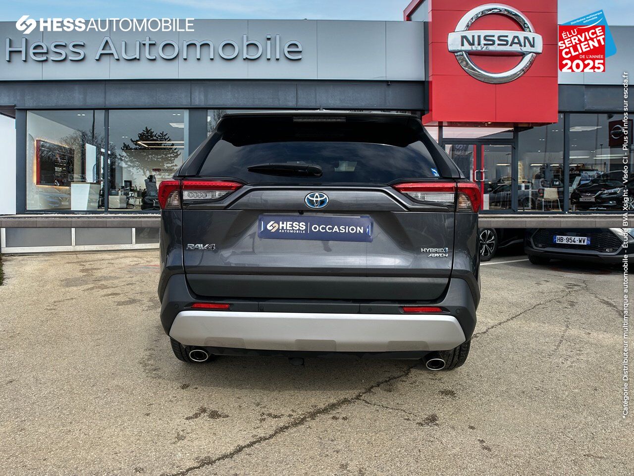 Véhicule d'occasion TOYOTA RAV4 2.5 HYBRIDE 222CH TRAIL AWD-I MY24 chez Hyundai Reims