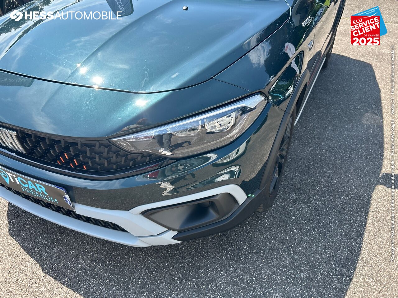 Véhicule d'occasion FIAT TIPO CROSS 1.5 FIREFLY TURBO 130CH S/S GARMIN HYBRID DCT7 MY22 chez Renault Colmar