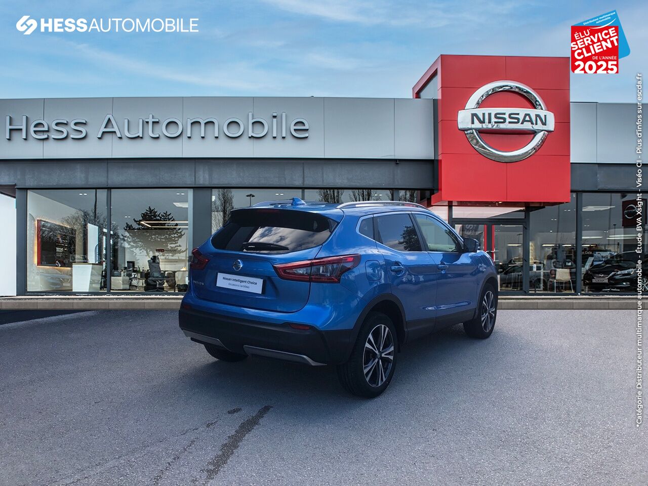 Véhicule d'occasion NISSAN QASHQAI 1.3 DIG-T 140CH N-CONNECTA 2019 EURO6-EVAP TPANO GPS CAM360 chez Nissan Beaune