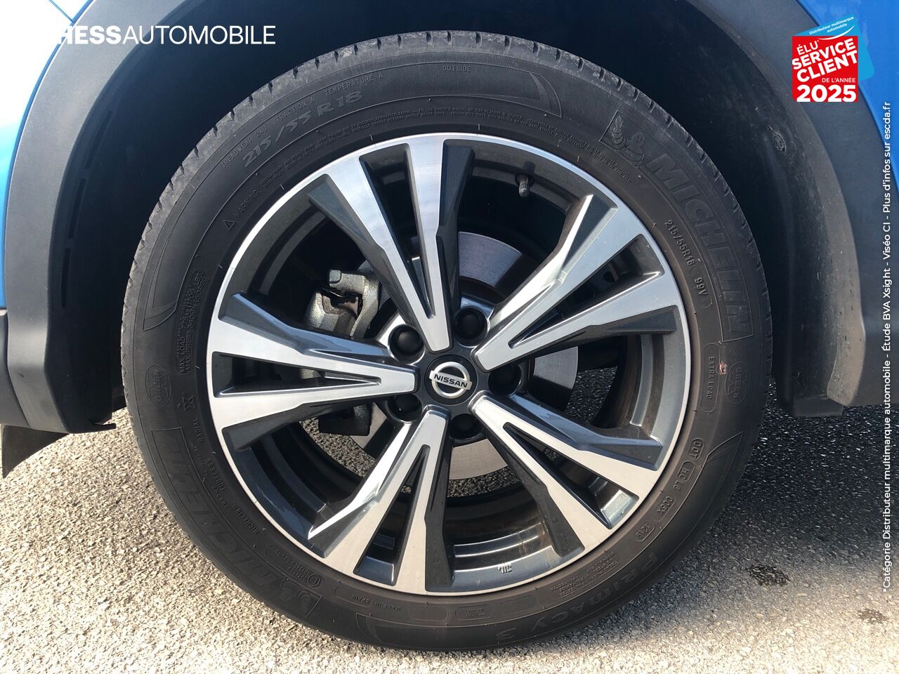 Véhicule d'occasion NISSAN QASHQAI 1.3 DIG-T 140CH N-CONNECTA 2019 EURO6-EVAP TPANO GPS CAM360 chez Nissan Beaune