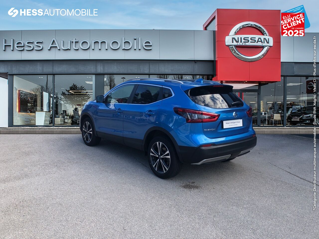 Véhicule d'occasion NISSAN QASHQAI 1.3 DIG-T 140CH N-CONNECTA 2019 EURO6-EVAP TPANO GPS CAM360 chez Nissan Beaune