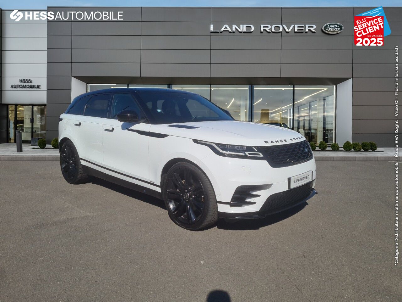 Véhicule d'occasion LAND-ROVER RANGE ROVER VELAR 3.0D V6 300CH R-DYNAMIC HSE AWD BVA chez Land Rover Strasbourg