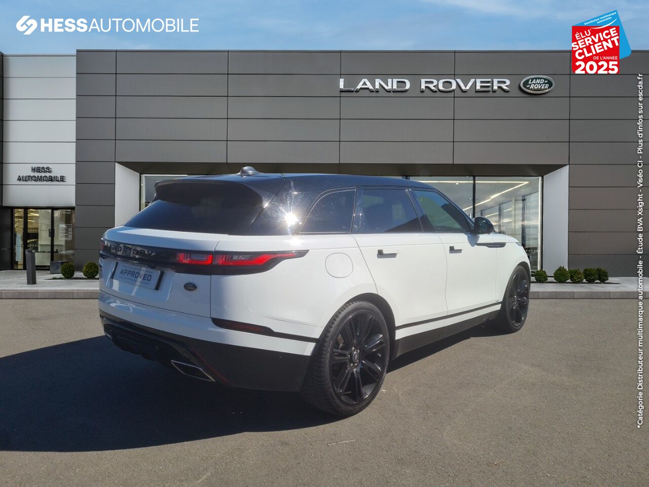 Véhicule d'occasion LAND-ROVER RANGE ROVER VELAR 3.0D V6 300CH R-DYNAMIC HSE AWD BVA chez Land Rover Strasbourg