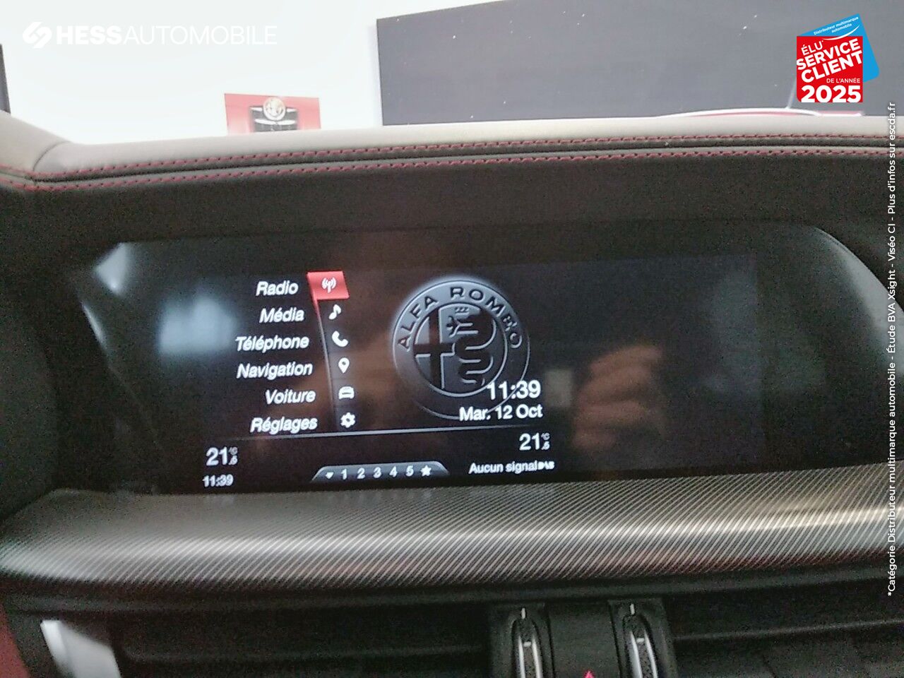 Véhicule d'occasion ALFA ROMEO STELVIO 2.2 DIESEL 210CH SPORT EDITION Q4 AT8 GPS XENON CAMERA HARMAN KARDON SIEGES CHAUF chez Fiat Besançon