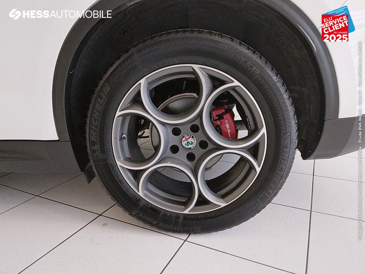 Véhicule d'occasion ALFA ROMEO STELVIO 2.2 DIESEL 210CH SPORT EDITION Q4 AT8 GPS XENON CAMERA HARMAN KARDON SIEGES CHAUF chez Fiat Besançon