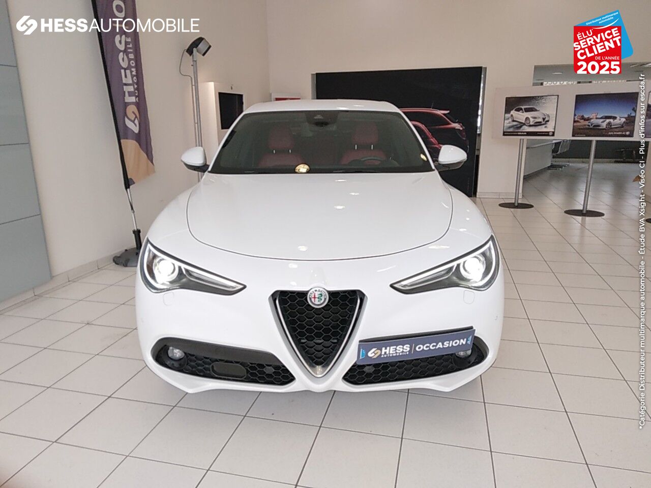 Véhicule d'occasion ALFA ROMEO STELVIO 2.2 DIESEL 210CH SPORT EDITION Q4 AT8 GPS XENON CAMERA HARMAN KARDON SIEGES CHAUF chez Fiat Besançon