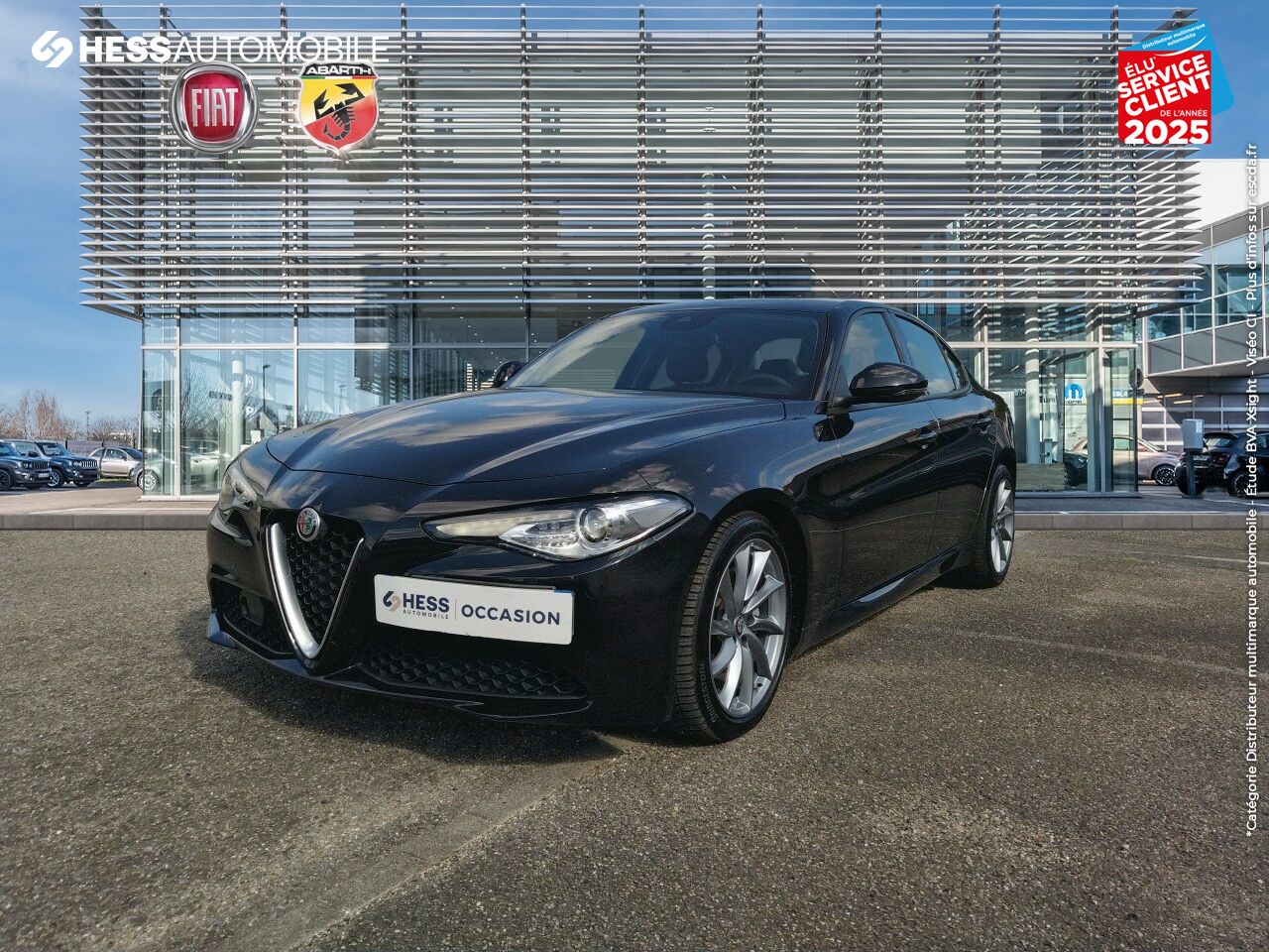 Véhicule d'occasion ALFA ROMEO GIULIA 2.2 JTD 150CH SUPER AT8 chez Fiat Haguenau