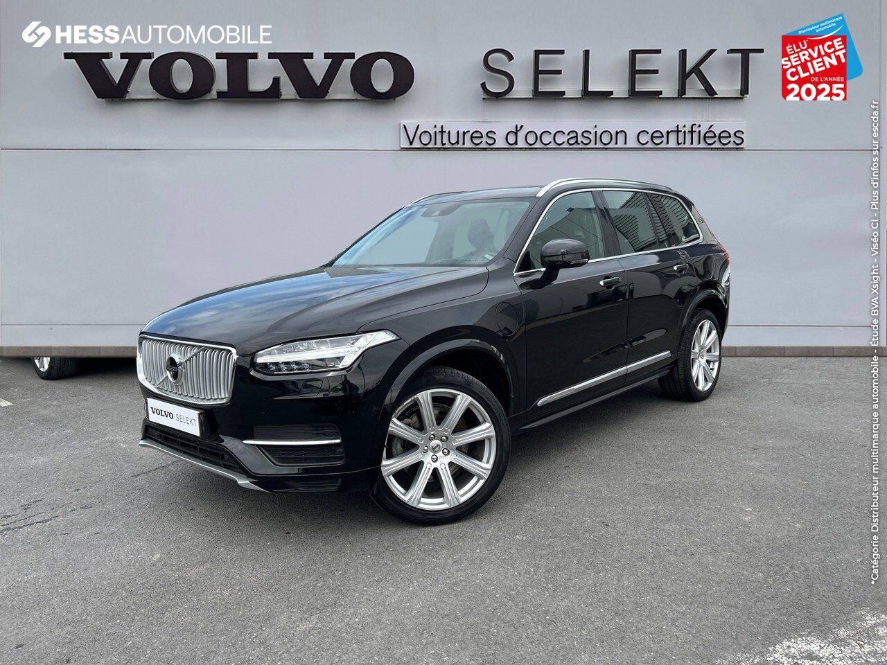 Véhicule d'occasion VOLVO XC90 T8 TWIN ENGINE 303 + 87CH INSCRIPTION LUXE GEARTRONIC 7 PLACES TOUVRANT chez Volvo Epernay