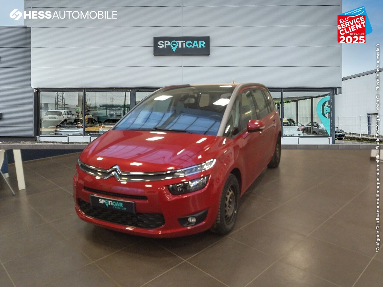 Véhicule d'occasion CITROEN GRAND C4 PICASSO PURETECH 130CH FEEL S/S CAMERA chez Renault Sélestat