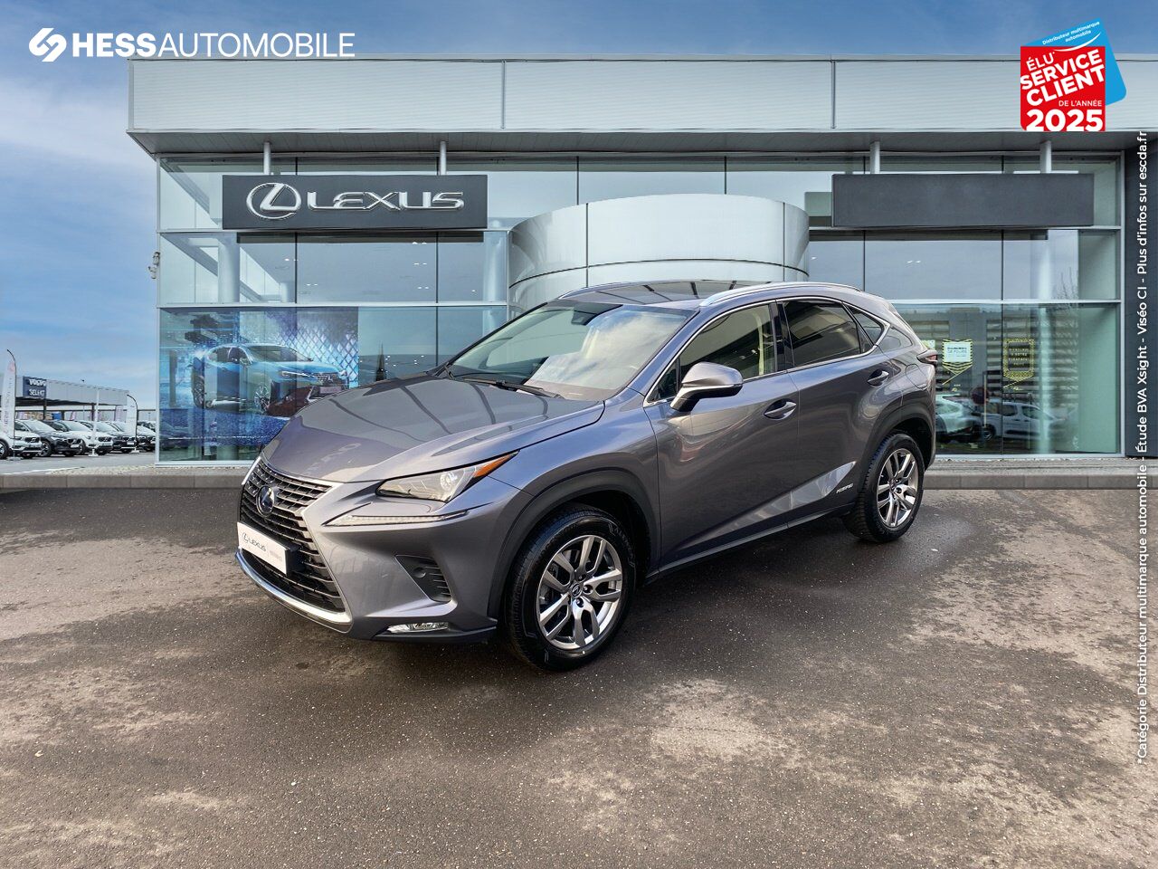 Véhicule d'occasion LEXUS NX 300H 4WD LUXE EURO6D-T SIEGES CHAUF/CUIR GPS CAMERA chez Lexus Metz