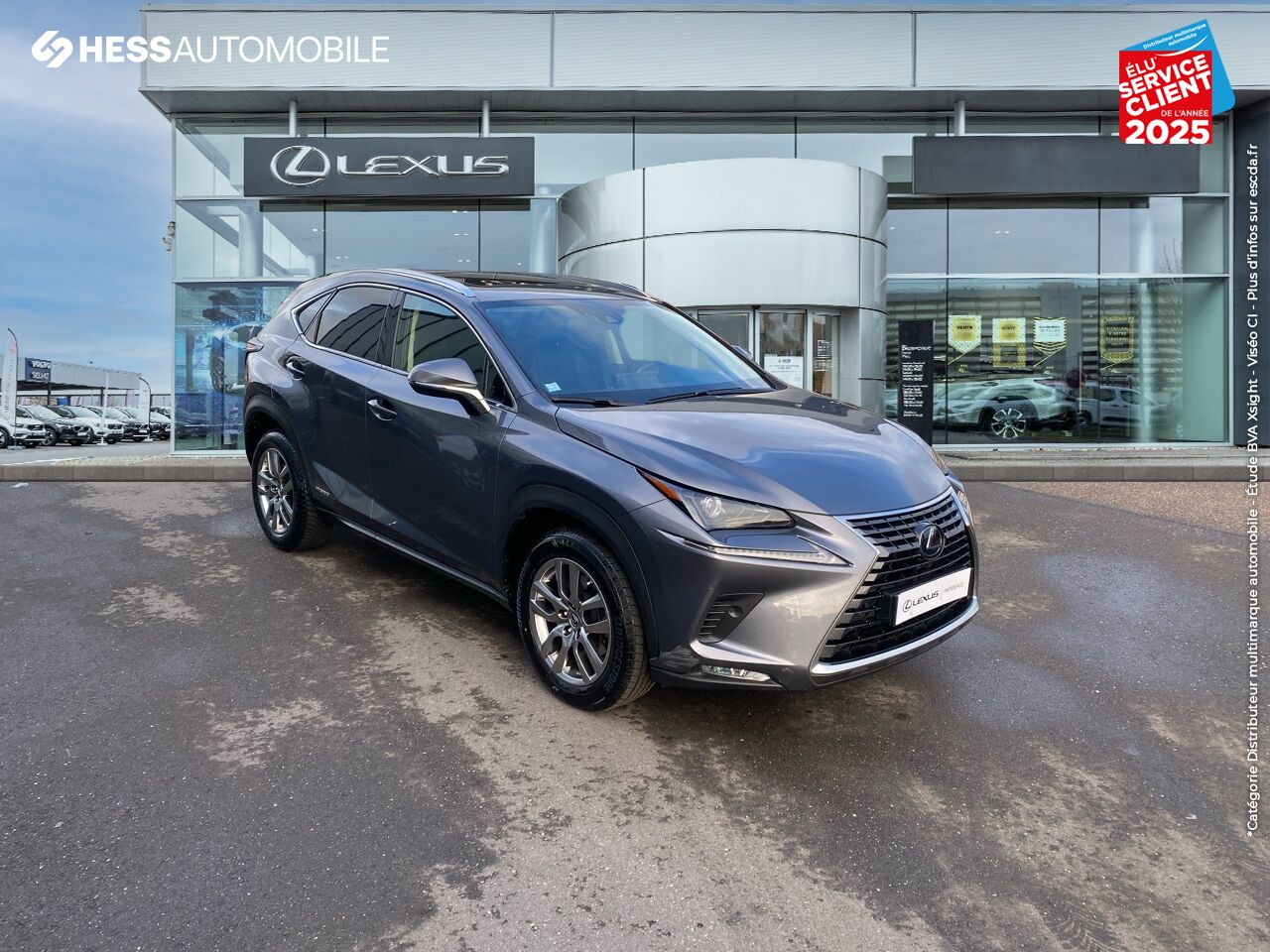 Véhicule d'occasion LEXUS NX 300H 4WD LUXE EURO6D-T SIEGES CHAUF/CUIR GPS CAMERA chez Lexus Metz