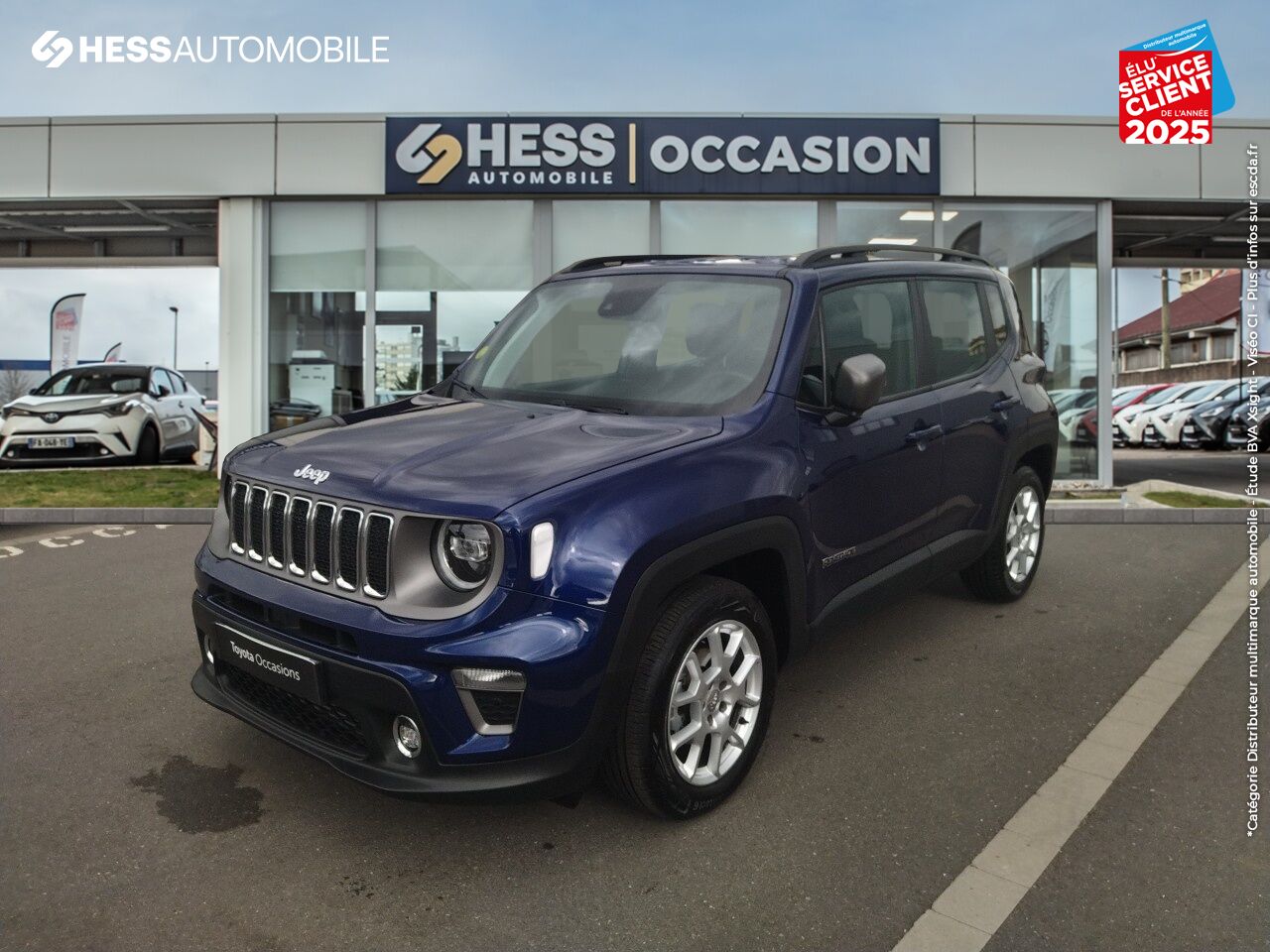 Véhicule d'occasion JEEP RENEGADE 1.6 MULTIJET 120CH LIMITED GPS CAMERA chez Fiat Besançon