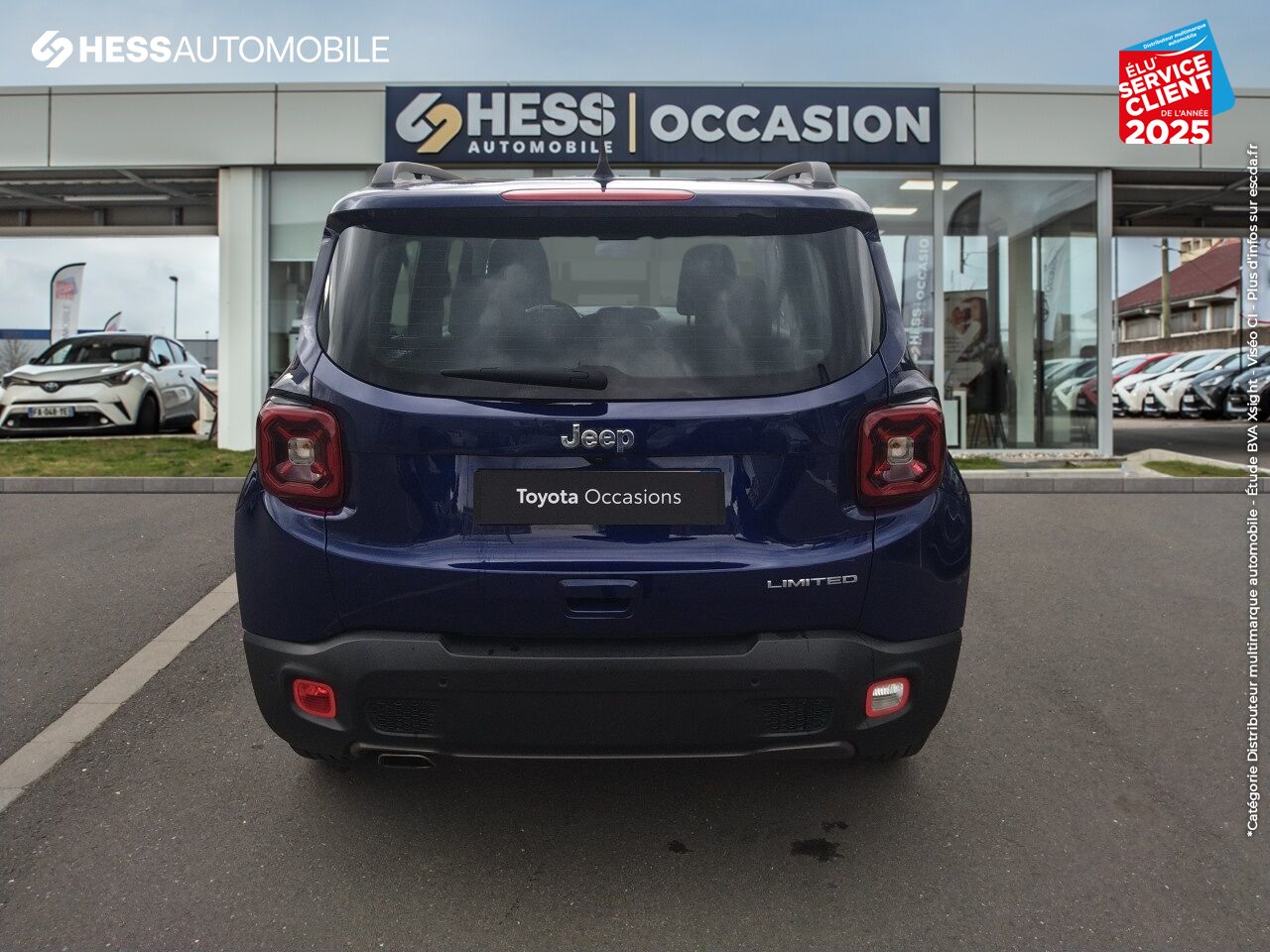 Véhicule d'occasion JEEP RENEGADE 1.6 MULTIJET 120CH LIMITED GPS CAMERA chez Fiat Besançon