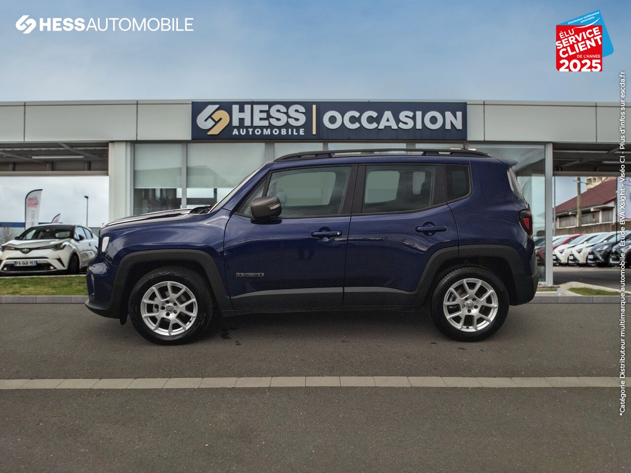 Véhicule d'occasion JEEP RENEGADE 1.6 MULTIJET 120CH LIMITED GPS CAMERA chez Fiat Besançon