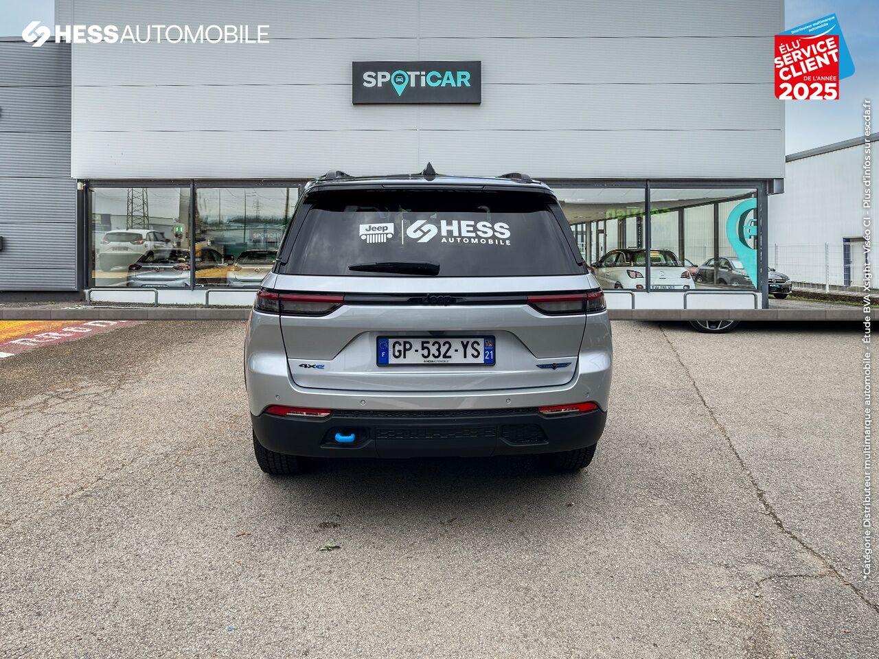 Véhicule d'occasion JEEP GRAND CHEROKEE 2.0 T 380CH 4XE TRAILHAWK BVA8 chez Fiat Besançon