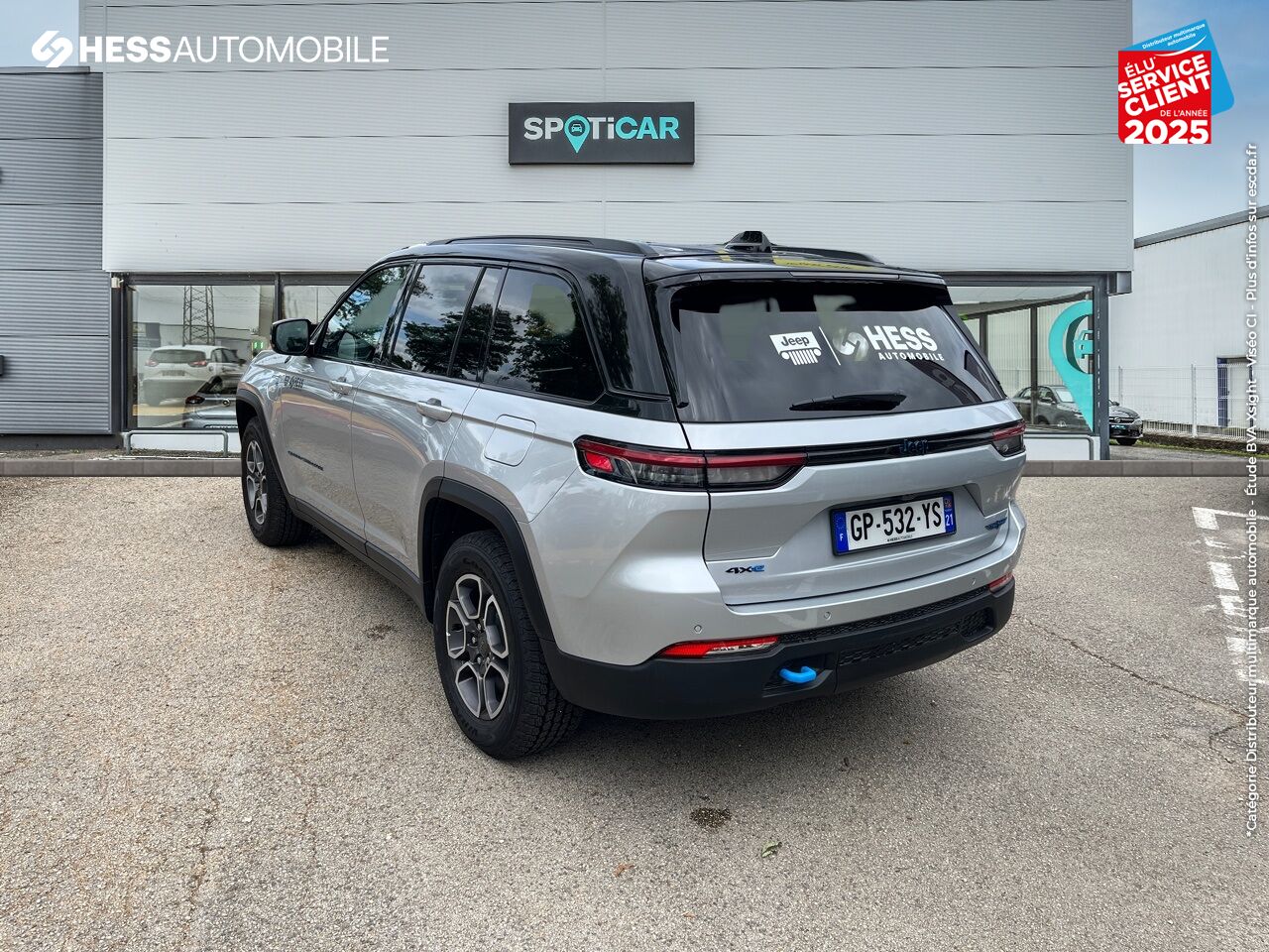Véhicule d'occasion JEEP GRAND CHEROKEE 2.0 T 380CH 4XE TRAILHAWK BVA8 chez Fiat Besançon