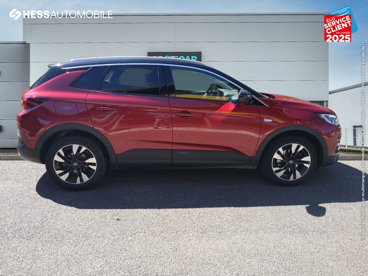 Véhicule d'occasion OPEL GRANDLAND X 1.5 D 130CH DESIGN LINE BVA6 GPS CAMERA chez Opel Belfort