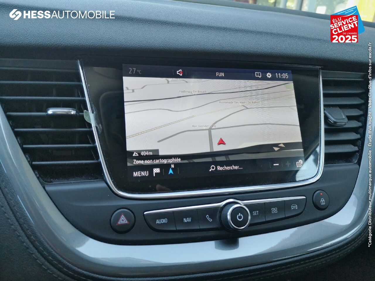 Véhicule d'occasion OPEL GRANDLAND X 1.5 D 130CH DESIGN LINE BVA6 GPS CAMERA chez Opel Belfort