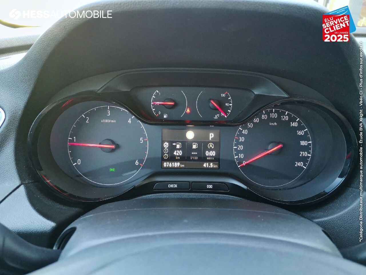 Véhicule d'occasion OPEL GRANDLAND X 1.5 D 130CH DESIGN LINE BVA6 GPS CAMERA chez Opel Belfort