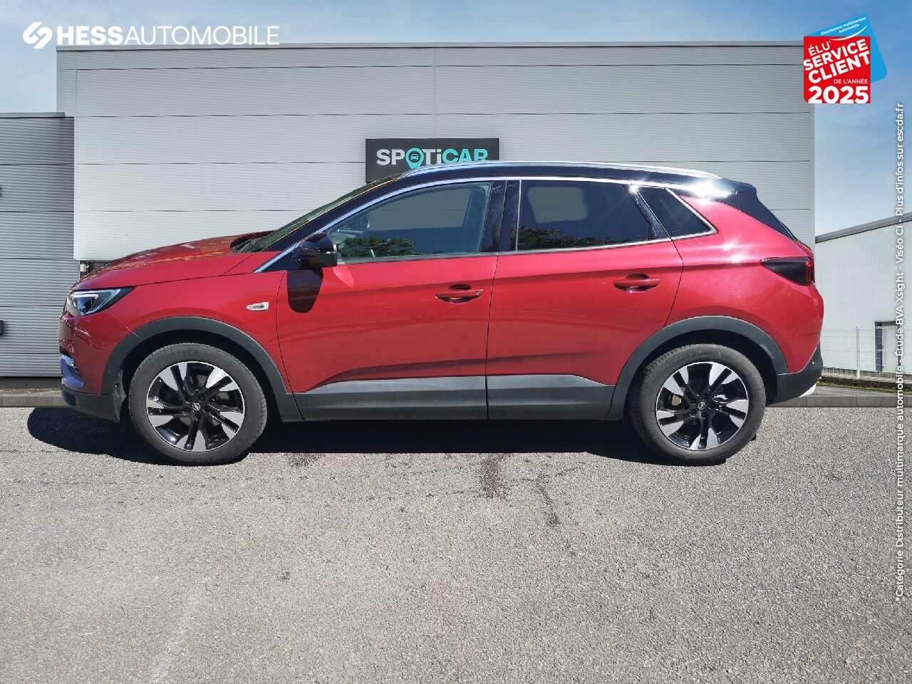 Véhicule d'occasion OPEL GRANDLAND X 1.5 D 130CH DESIGN LINE BVA6 GPS CAMERA chez Opel Belfort