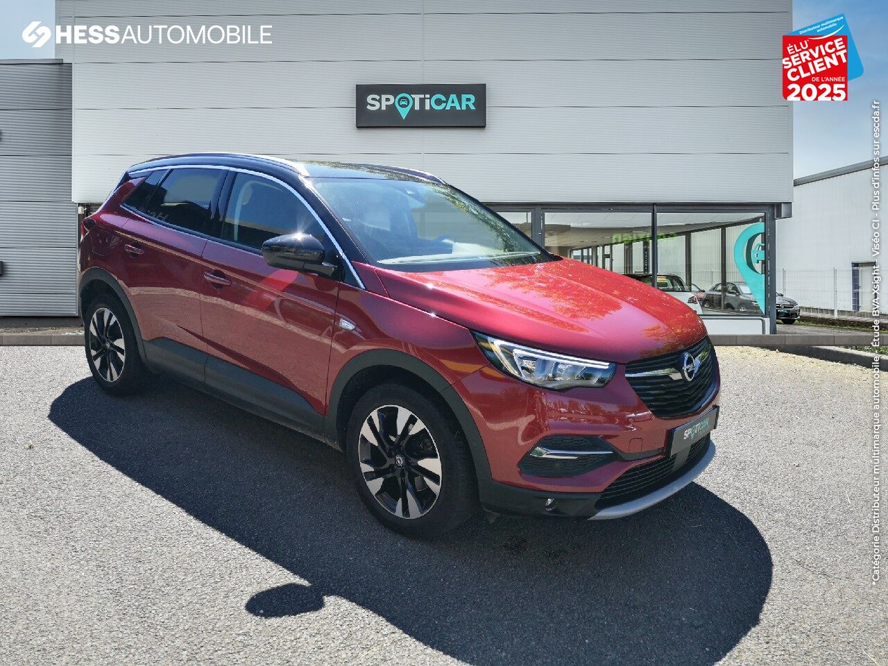 Véhicule d'occasion OPEL GRANDLAND X 1.5 D 130CH DESIGN LINE BVA6 GPS CAMERA chez Opel Belfort