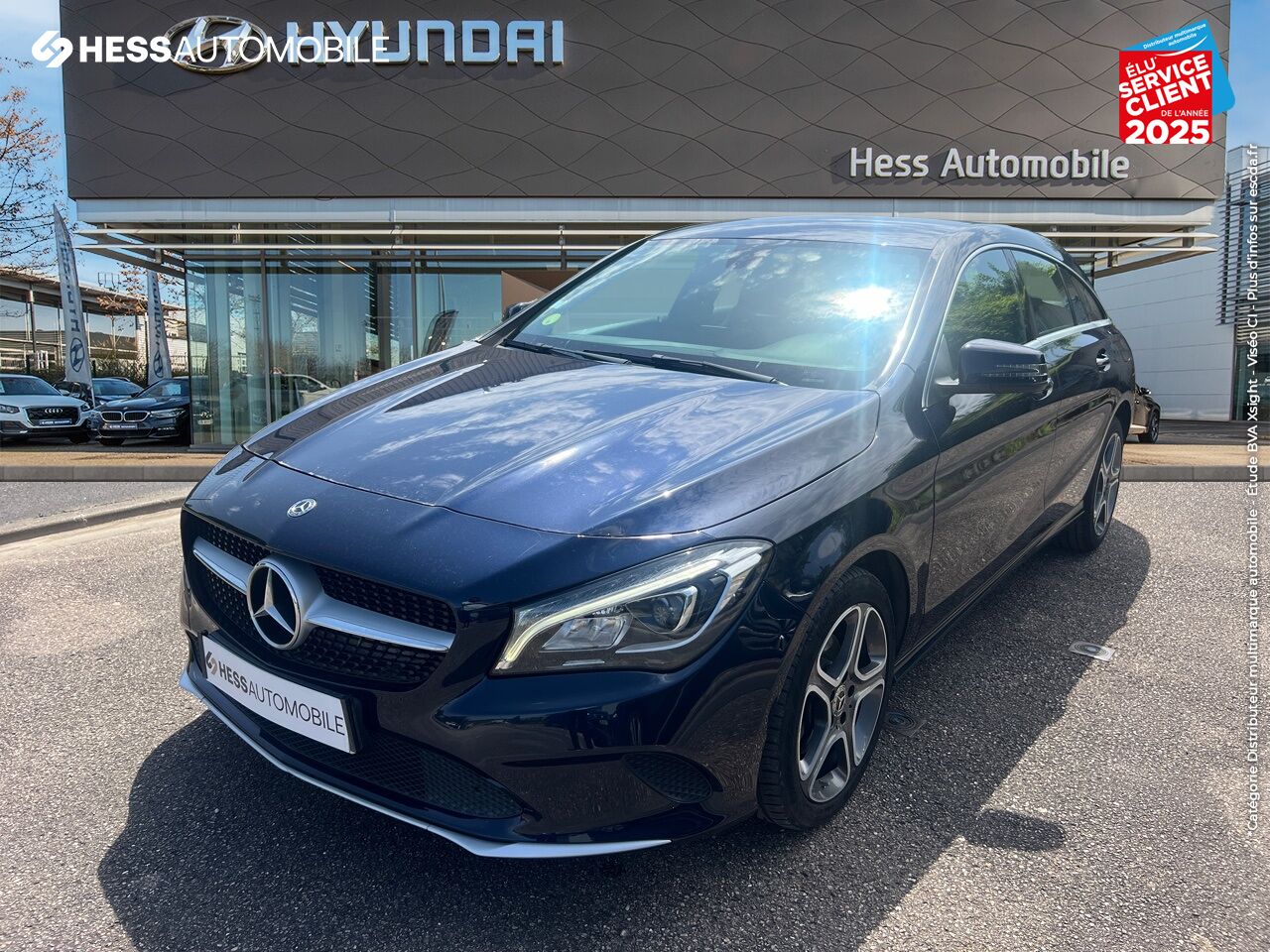 Véhicule d'occasion MERCEDES-BENZ CLA SHOOTING BRAKE 180 D BUSINESS 7G-DCT chez BMW Dole
