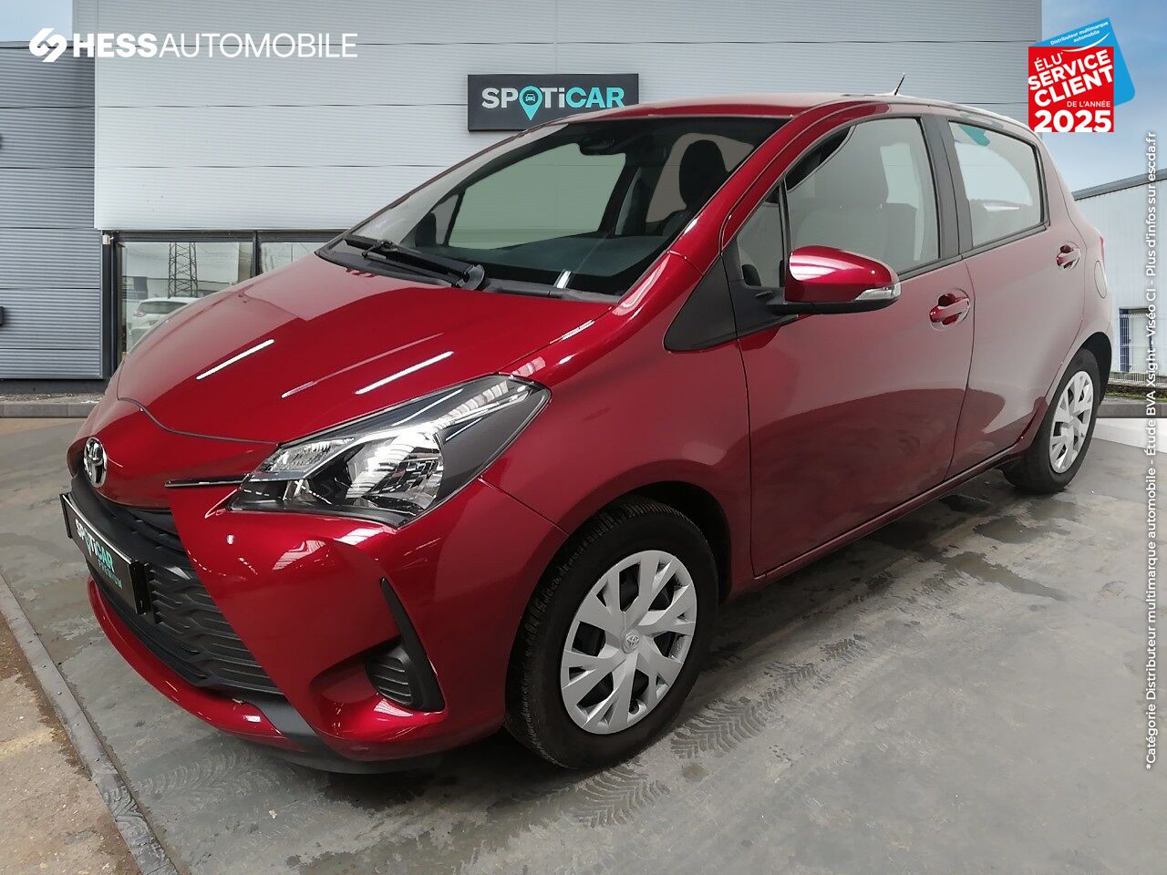 Véhicule d'occasion TOYOTA YARIS 110 VVT-I FRANCE 5P MY19 chez Toyota Metz