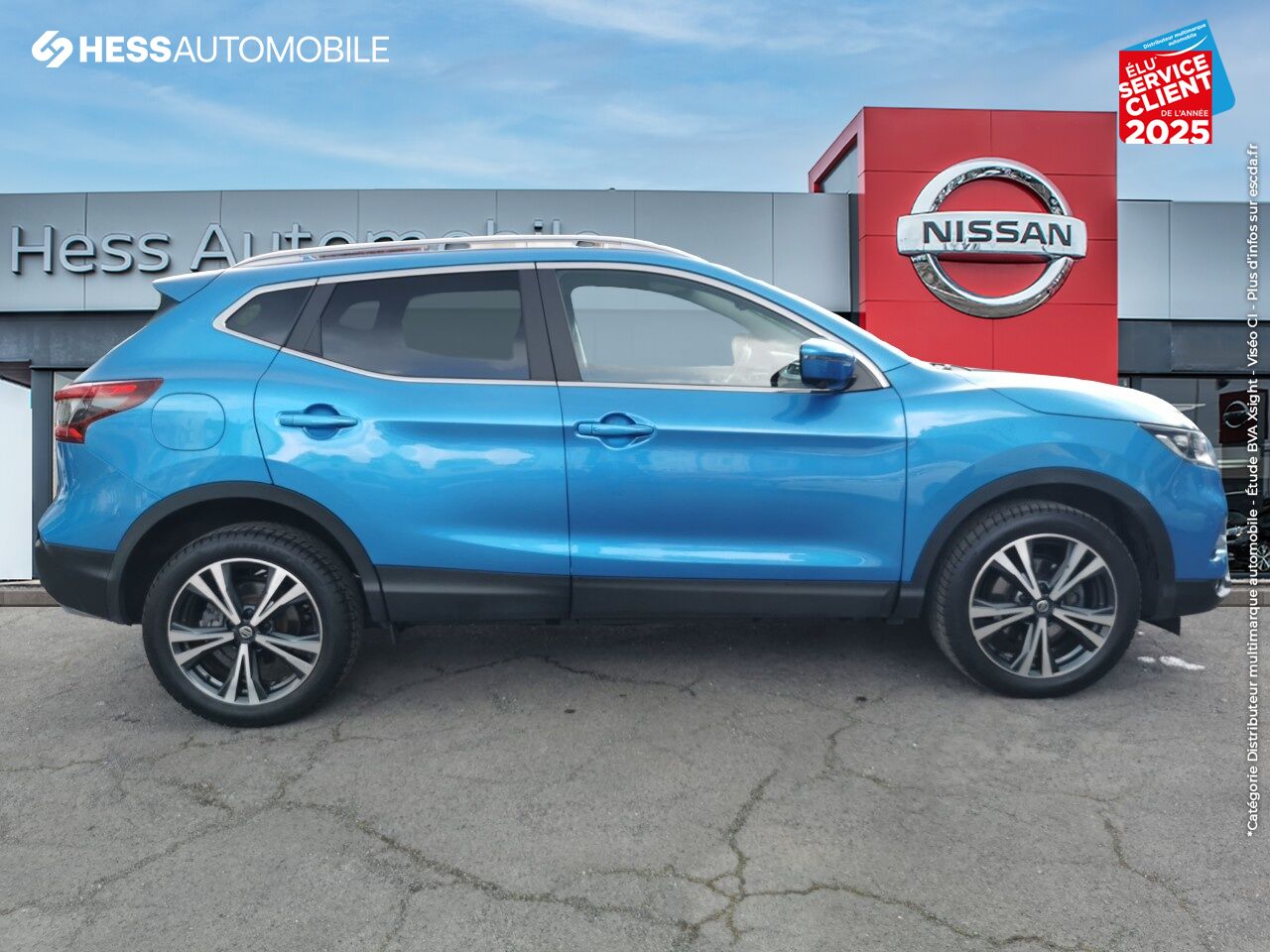 Véhicule d'occasion NISSAN QASHQAI 1.5 DCI 115CH N-CONNECTA TPANO GPS CAM360 chez Nissan Thionville