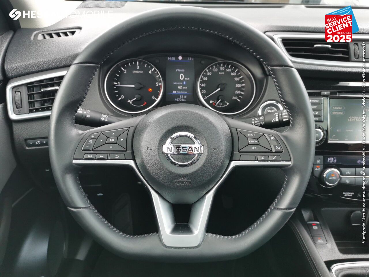 Véhicule d'occasion NISSAN QASHQAI 1.5 DCI 115CH N-CONNECTA TPANO GPS CAM360 chez Nissan Thionville