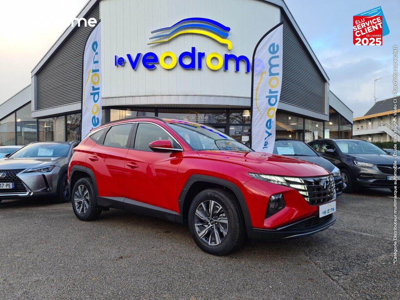 Véhicule d'occasion HYUNDAI TUCSON 1.6 T-GDI 230CH HYBRID BUSINESS BVA6 APPLE CARPLAY/ANDROID AUTO CAMERA chez Le Veodrome