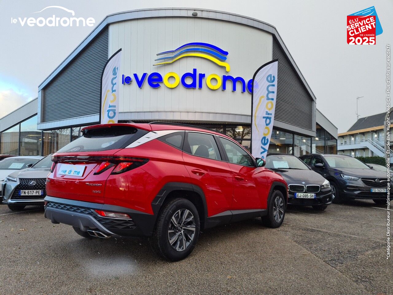 Véhicule d'occasion HYUNDAI TUCSON 1.6 T-GDI 230CH HYBRID BUSINESS BVA6 APPLE CARPLAY/ANDROID AUTO CAMERA chez Le Veodrome