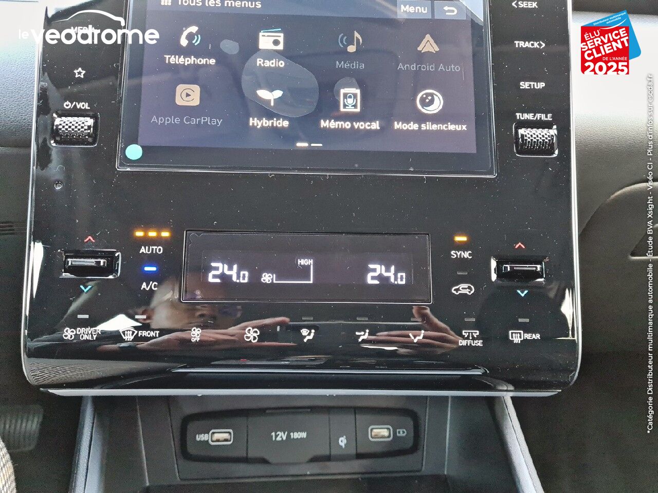 Véhicule d'occasion HYUNDAI TUCSON 1.6 T-GDI 230CH HYBRID BUSINESS BVA6 APPLE CARPLAY/ANDROID AUTO CAMERA chez Le Veodrome