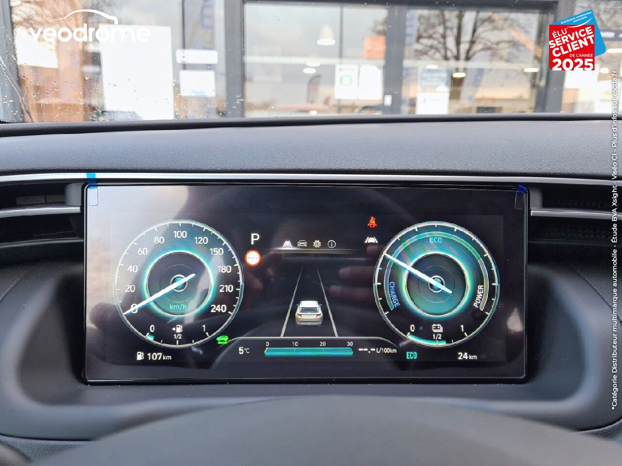 Véhicule d'occasion HYUNDAI TUCSON 1.6 T-GDI 230CH HYBRID BUSINESS BVA6 APPLE CARPLAY/ANDROID AUTO CAMERA chez Le Veodrome
