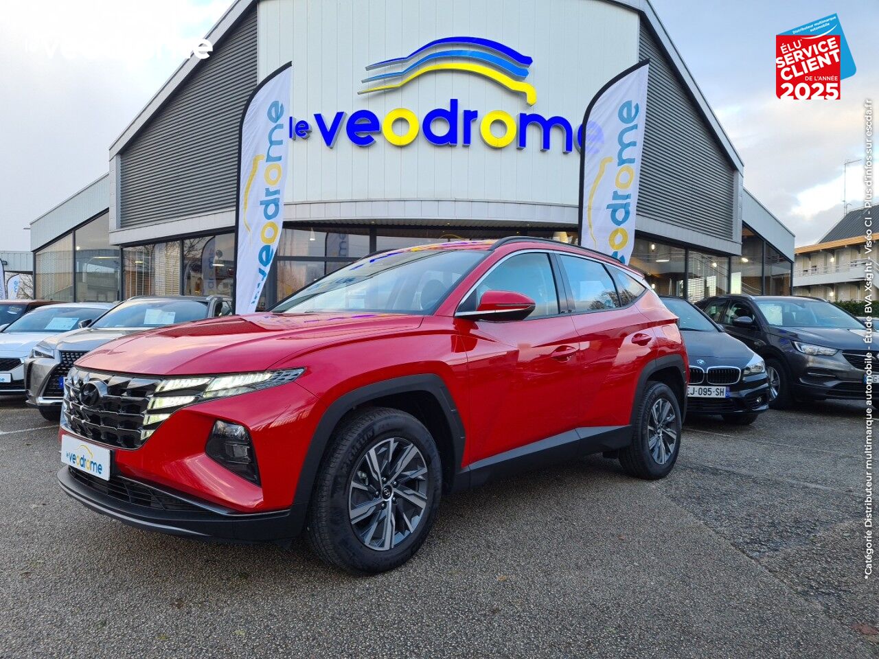 Véhicule d'occasion HYUNDAI TUCSON 1.6 T-GDI 230CH HYBRID BUSINESS BVA6 APPLE CARPLAY/ANDROID AUTO CAMERA chez Le Veodrome