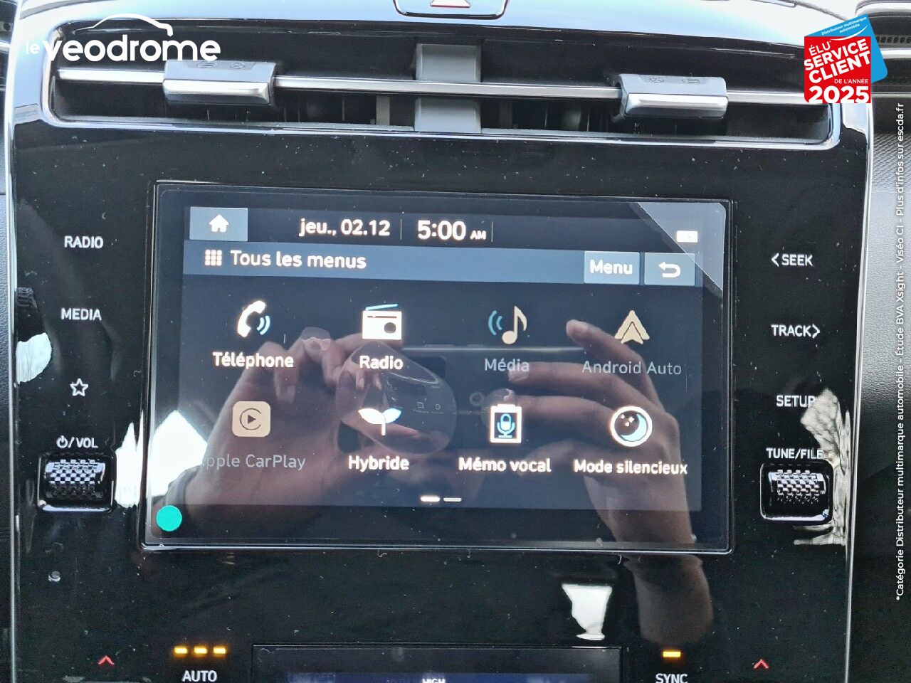 Véhicule d'occasion HYUNDAI TUCSON 1.6 T-GDI 230CH HYBRID BUSINESS BVA6 APPLE CARPLAY/ANDROID AUTO CAMERA chez Le Veodrome