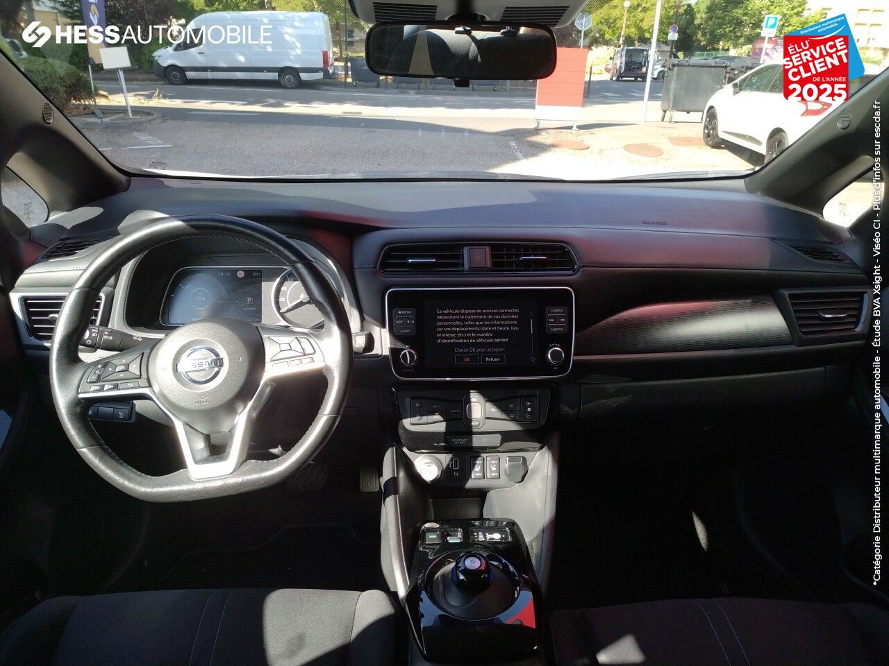 Véhicule d'occasion NISSAN LEAF 150CH 40KWH ACENTA 19 SIEGE CHAUFF GPS CAMERA chez Nissan Metz